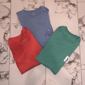 bundle of THREE SOUTHERN TIDE Men’s Large Shirts